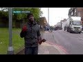 Woolwich knife attack caught on film