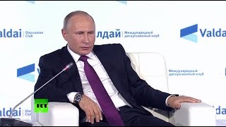 «Россия сразу зеркально ответит»: Путин о попытках ограничить работу RT в США