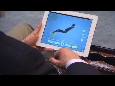 Control your car seat with an iPad