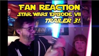 LIVE  Star Wars Trailer 3 fan reaction_ We finally see it at time frame 16:00!!!