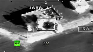Видеокадры уничтожения атаковавших авиабазу Хмеймим диверсантов в Сирии