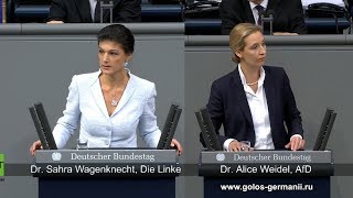 Председатели Левой и Правой партий Германии о Европе