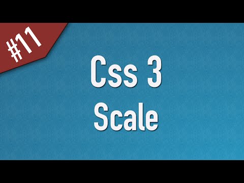 [ Css3 In Arabic ] #11 – 2D Transform – Scale