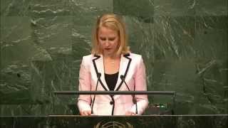 выступление Аурелии Фрик, министра иностранных дел Лихтенштейна, на Генассамблее ООН 2.10.2015 (рус)