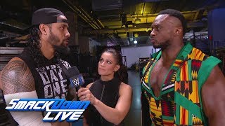 Big E & Jimmy Uso are ready for The Bludgeon Brothers: SmackDown LIVE, March 13, 2018 Big E & Jimmy Uso are ready for The Bludgeon Brothers: SmackDown LIVE, March 13, 2018