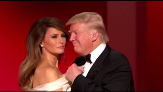 Дональд и Меланья Трамп исполнили первый танец