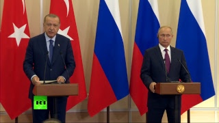 Путин и Эрдоган обсуждают сотрудничество и сирийский вопрос — LIVE