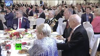 Владимир Путин принимает ветеранов в Кремле