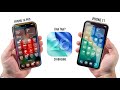 iOS 26 iPhone 11 vs. iPhone 16 Pro.  , Apple