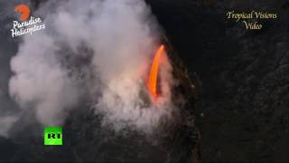 Извержение длиной в 34 года: на Гавайях не утихает вулкан Килауэа