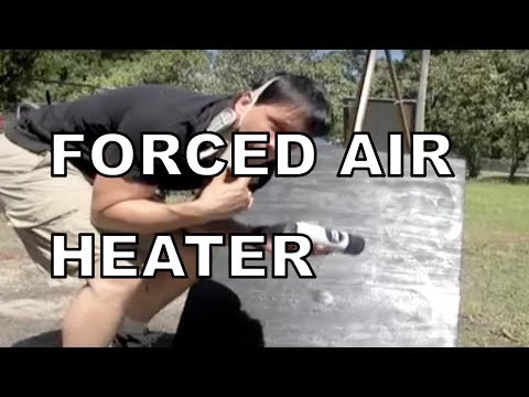 Forced Air Heater Solar PART 3 Passive Heating HOW TO Use Sunlight Power Wooden Frame