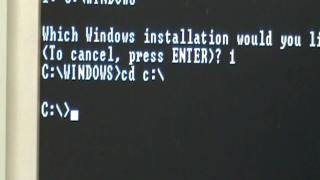 Blue Screen Repair with Recovery Console