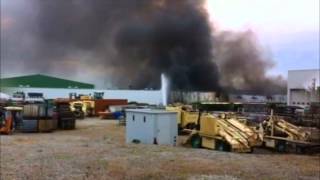 Impressionnant incendie à Notre-Dame-de-Gravenchon, dimanche 17 juin 2013