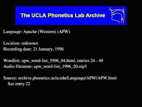 Western Apache audio: apw_word-list_1996_20