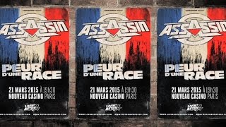 Concert Assassin "Peur d'une Race (Teaser)" - 21 mars : COMPLET / Date supplementaire 25 avril