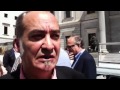 Martin Garitano Bilduko hautagaia Madrilen Kongresuaren atarian, legez kanporatzeko aukera salatzen