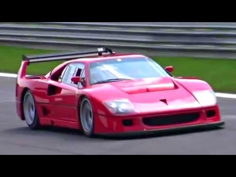 Ferrari F40 LM INSANE SOUND Accelerations Fly Bys and Backfiring