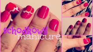 Schodkowy manicure - tutorial ;)