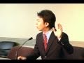 高島宗一郎さん 福岡市長選挙出馬表明記者会見 前編
