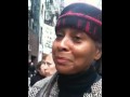 Bloomberg Protest Brenda Stokely speaks up for the people of New York