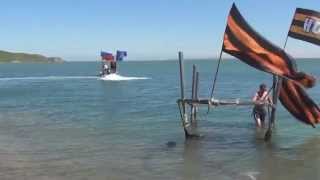 Заплыв через Керченский пролив в честь 70-й годовщины Дня Победы