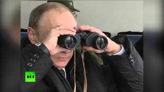 Путин и Шойгу прибыли на военные учения на Черном море