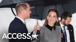 Kate Middleton Gets Shielded From The Rain By Prince William As They Visit Holocaust MemorialKate Middleton Gets Shielded From The Rain By Prince William As They Visit Holocaust Memorial