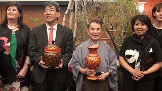 Перекрестный год России и Японии: Мастер Кен Катаяма провёл демонстрацию Икэбана
