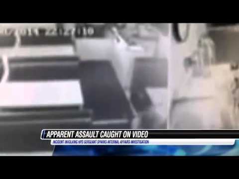 (Cop Caught) on Camera Savagely Beating His Girlfriend- Has Not Been Arrested  9/18/14