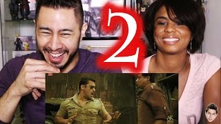 DABANG 2 trailer reaction review by Jaby & Cortney!