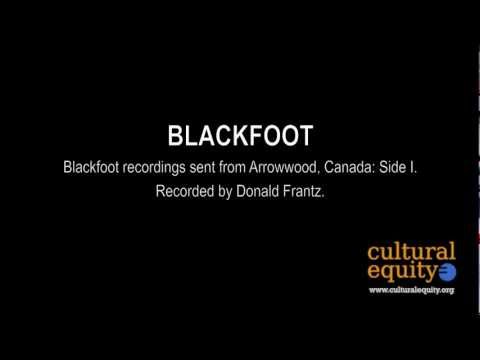 Parlametrics: Blackfoot I