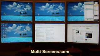 Panoramic Desktop Multiple Monitors