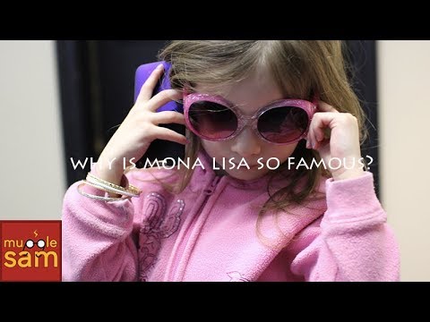 Kids Art Show: Sophia and Bella Explain Why Mona Lisa Is So Famous!