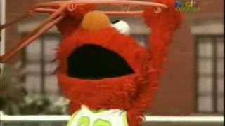 Elmo Playing Basketball