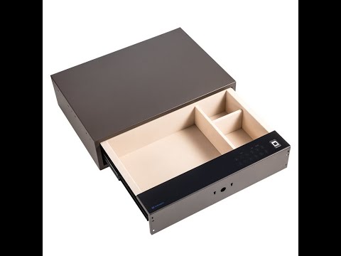 Гардеробная Система Unihopper Мокка, Сейф - Ящик с сканером отпечатка пальца, выдвижной (w=564 l=400 h=150 мм)