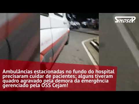 Pacientes esperam até 4h dentro de ambulâncias para atendimento no Hospital M´Boi Mirim