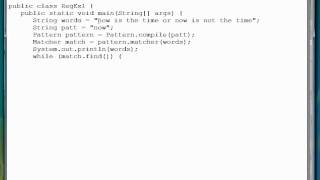 Advanced Java Programming Tutorial | Simple RegEx
