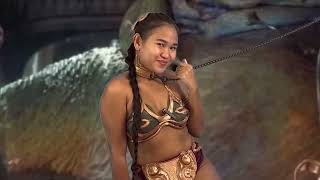 Filipina Pea In Slave Leia Metal Bikini Youloop