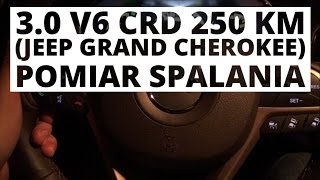 Jeep Grand Cherokee 3.0 V6 CRD 250 KM (AT) - pomiar spalania Jeep Grand Cherokee 3.0 V6 CRD 250 KM (AT) - pomiar spalania