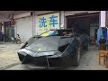 Image Chinese Man Creates Own Lamborghini Out Of Iron And An Old Van