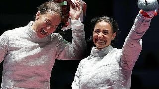 Россиянки взяли и золото и серебро турнира по фехтованию на Олимпиаде в Рио