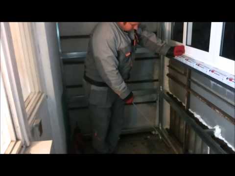 Пластиковое остекление балконов и лоджий slidors отделка дер.