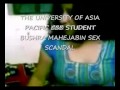 Photo The University Of Asia Pacific Student Sex Scandal
