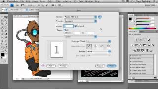 Adobe Photoshop CS4 Essentials Print Documents from Photoshop - Print to PDF