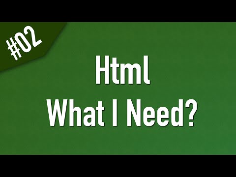 #02 – ماذا أحتاج لتعلم لغة Html ؟