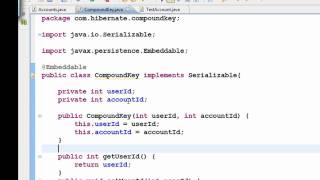 Java Hibernate Tutorial Part 13 - Compound Primary Key