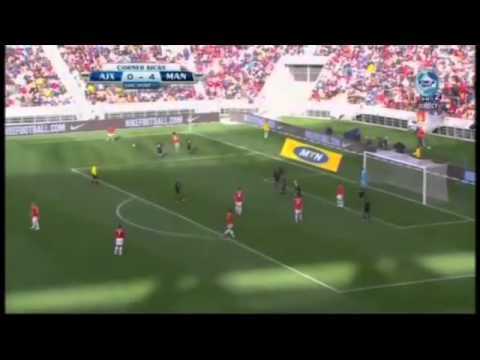 7/21/2012 香川寄りハイライト Ajax Cape Town vs Manchester United high light shinji kagawa