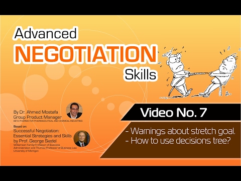 Advanced Negotiation Skills - Video no:7, How to use decisions tree?