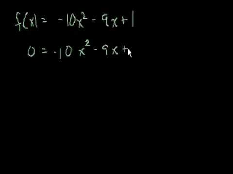 Introduzione all'Equazione Quadratica