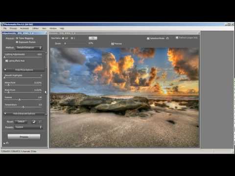 Photomatix Pro 4 HDR Software Tutorial Covering Tone Mapping Using Detail Enhancer